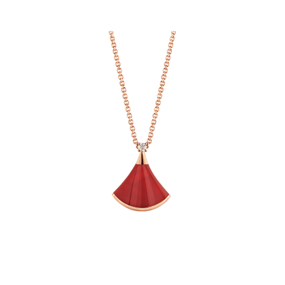 [⭐Spark]DREAM NECKLACE CARNELIAN 1 DIAMOND