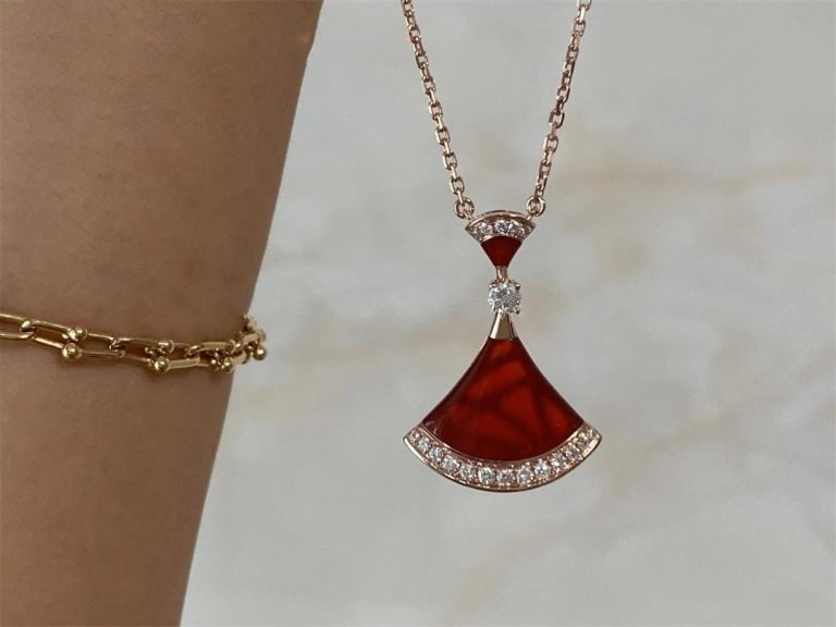[⭐Spark]DREAM NECKLACE CARNELIAN DIAMOND