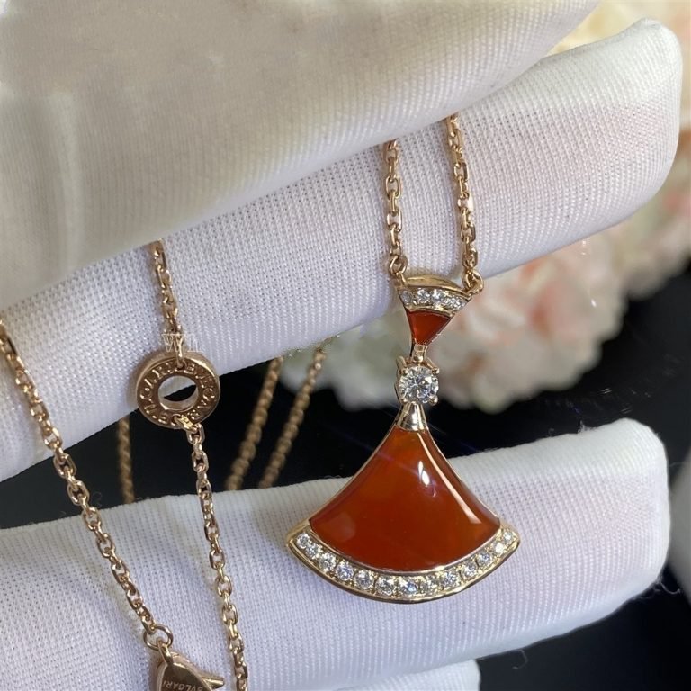 [⭐Spark]DREAM NECKLACE CARNELIAN DIAMOND