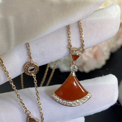 [⭐Spark]DREAM NECKLACE CARNELIAN DIAMOND