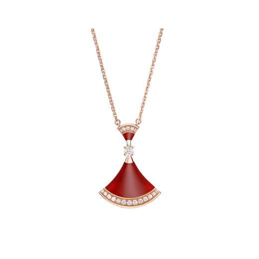 [⭐Spark]DREAM NECKLACE CARNELIAN DIAMOND