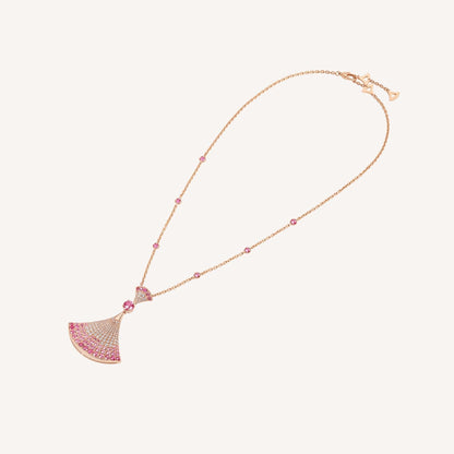 [⭐Spark]DREAM NECKLACK DIAMOND PINK GOLD