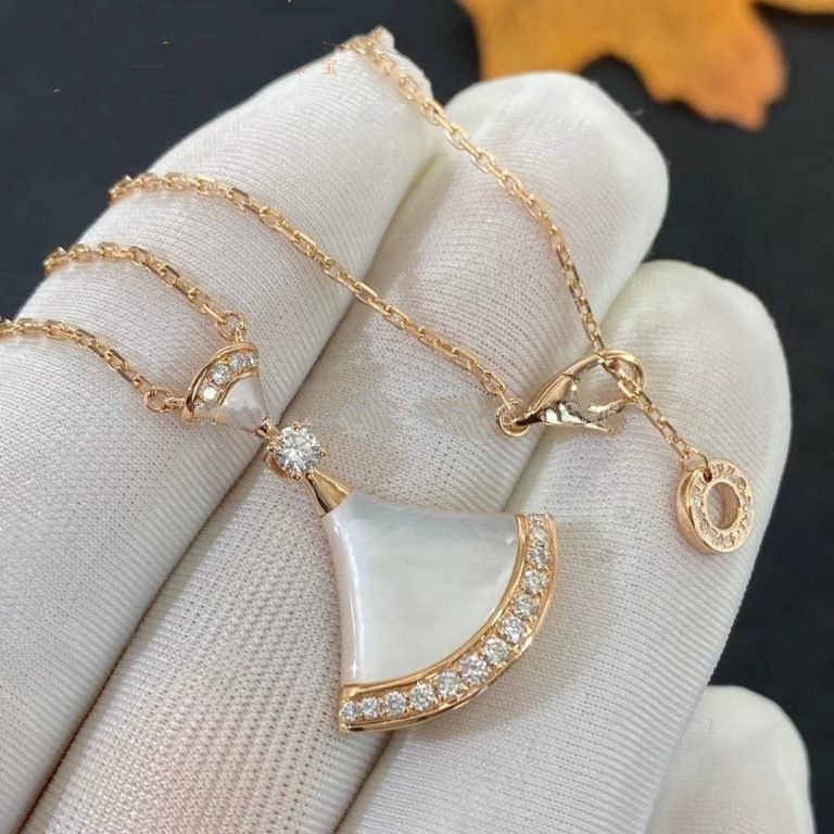 [⭐Spark]DREAM NECKLACE MOP PINK GOLD DIAMOND
