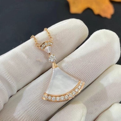 [⭐Spark]DREAM NECKLACE MOP PINK GOLD DIAMOND
