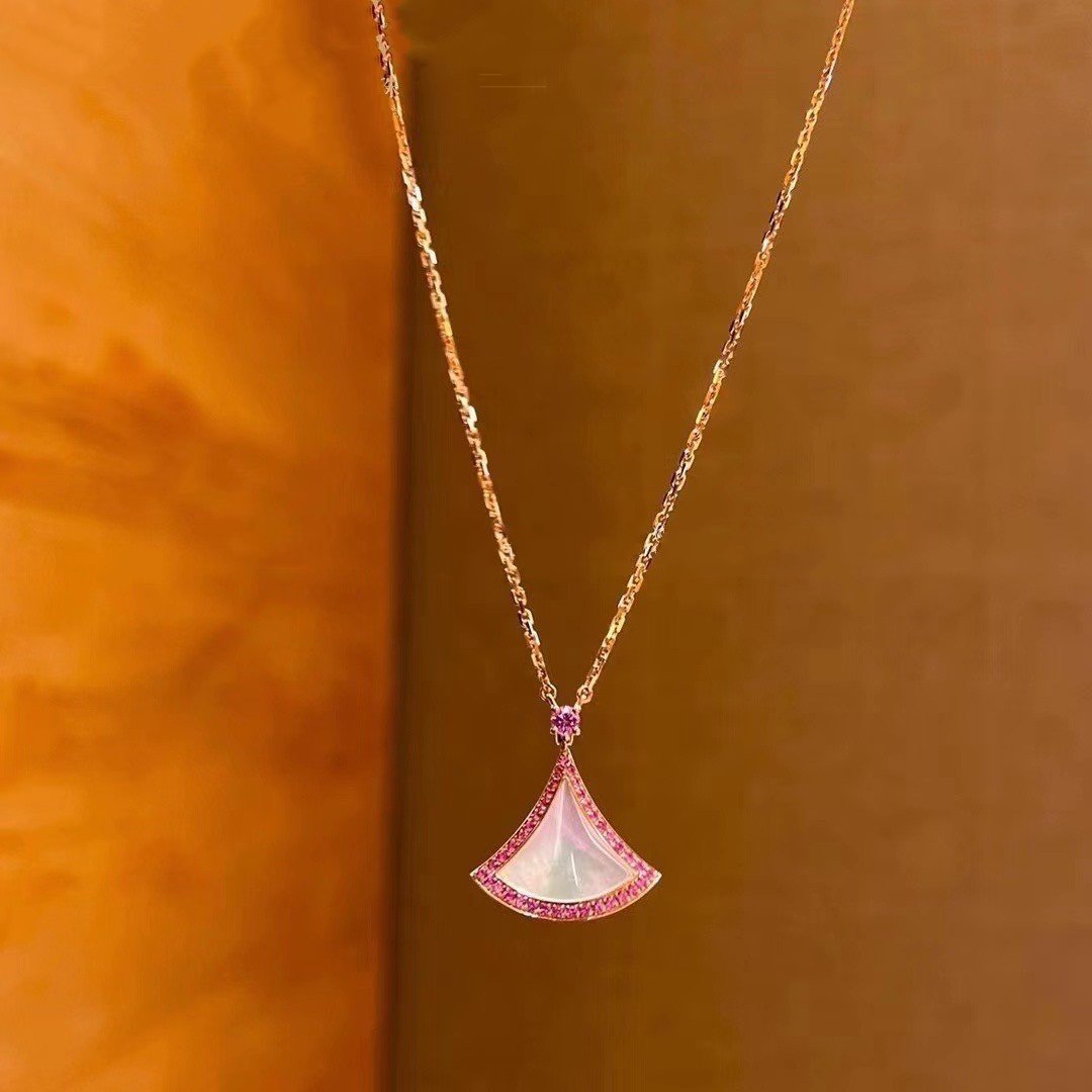 [⭐Spark]DREAM NECKLACE MOP DIAMOND PINK