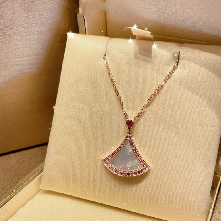 [⭐Spark]DREAM NECKLACE MOP DIAMOND PINK