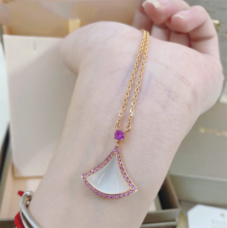 [⭐Spark]DREAM NECKLACE MOP DIAMOND PINK