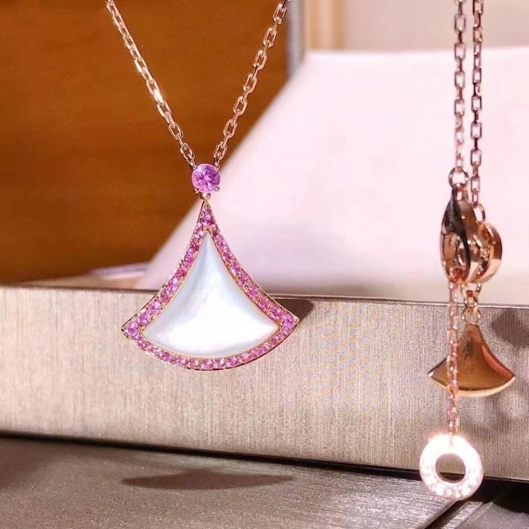 [⭐Spark]DREAM NECKLACE MOP DIAMOND PINK