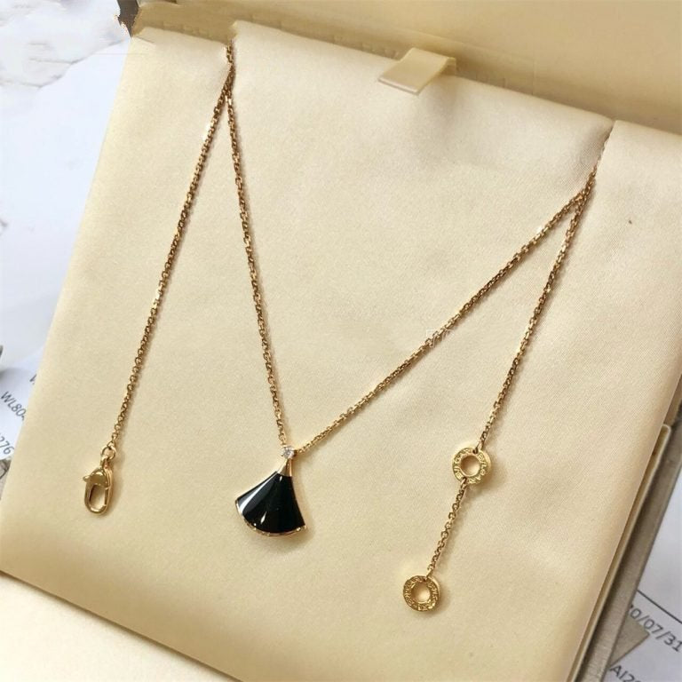 [⭐Spark]DREAM NECKLACE ONYX 1 DIAMOND