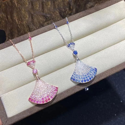 [⭐Spark]DREAM NECKLACK DIAMOND PINK GOLD