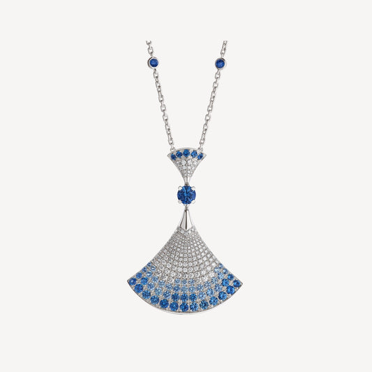 [⭐Spark]DREAM NECKLACE AGATE SILVER DIAMOND