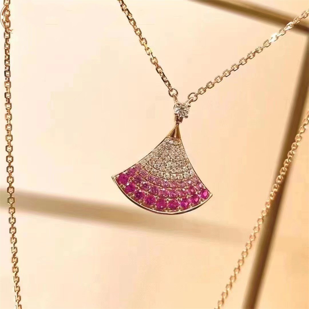 [⭐Spark]DREAM NECKLACE PINK GOLD PINK DIAMOND