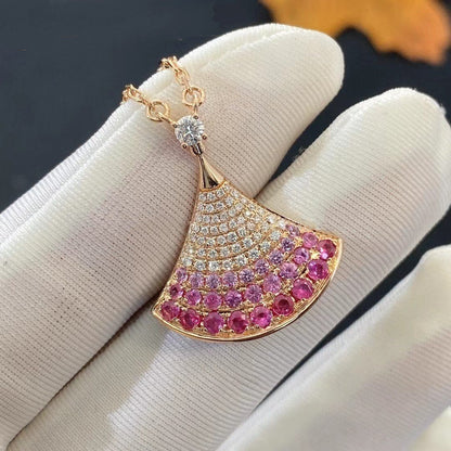[⭐Spark]DREAM NECKLACE PINK GOLD PINK DIAMOND
