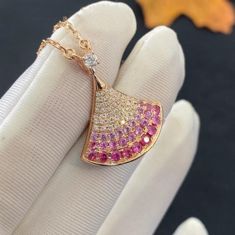 [⭐Spark]DREAM NECKLACE PINK GOLD PINK DIAMOND