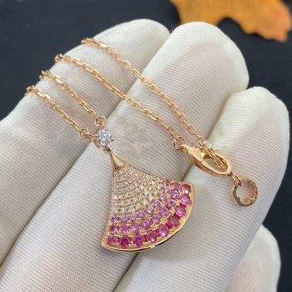[⭐Spark]DREAM NECKLACE PINK GOLD PINK DIAMOND