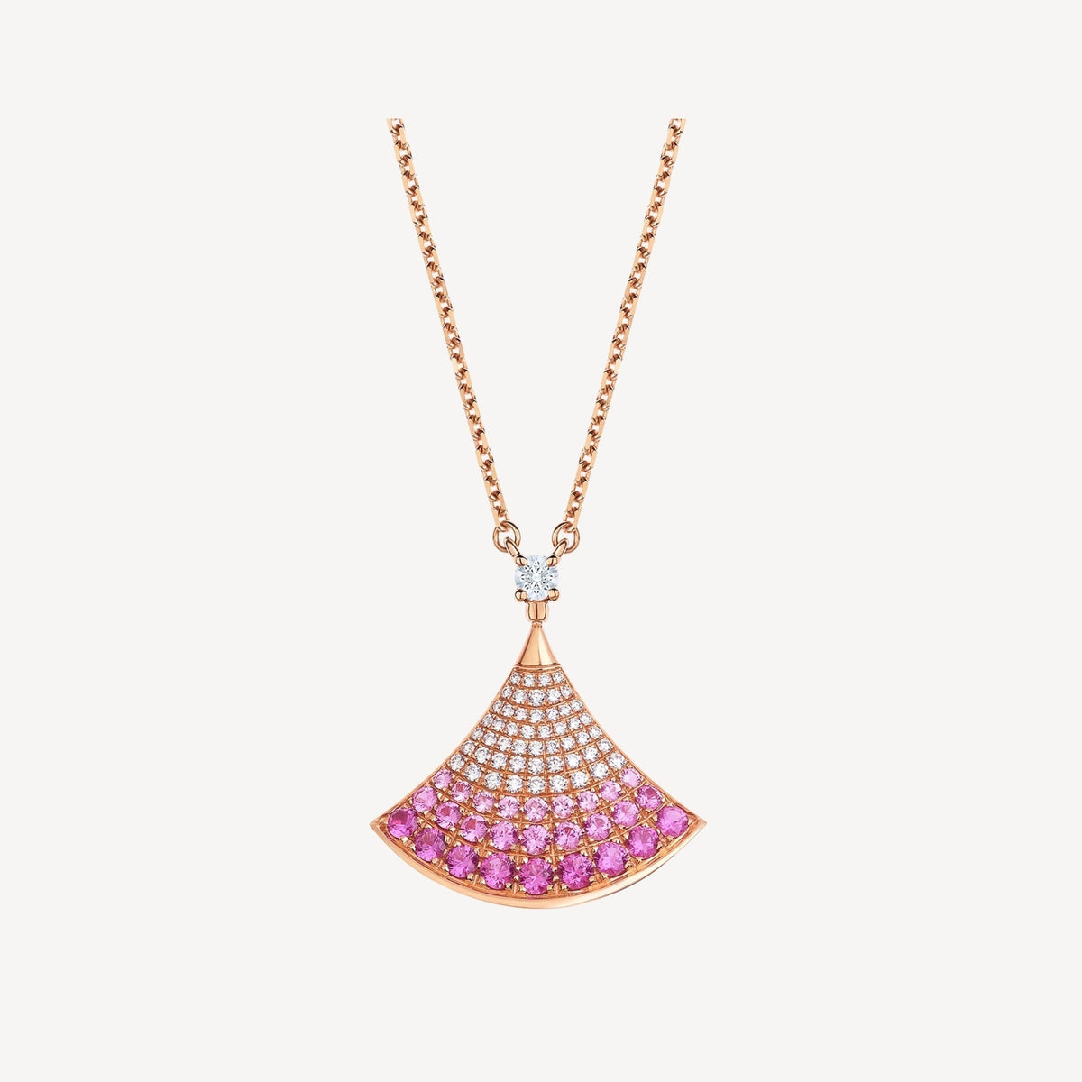 [⭐Spark]DREAM NECKLACE PINK GOLD PINK DIAMOND