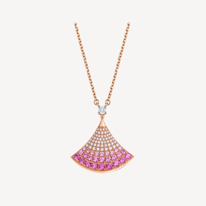 [⭐Spark]DREAM NECKLACE PINK GOLD PINK DIAMOND