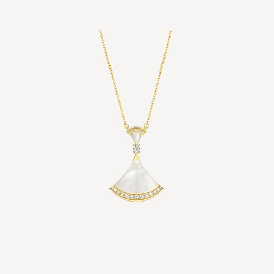 [⭐Spark]DREAM NECKLACE MOP GOLD DIAMOND