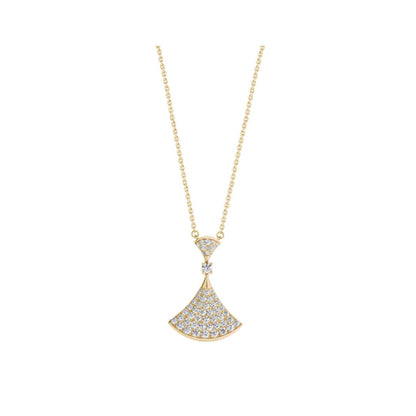 [⭐Spark]DREAM NECKLACE GOLD FULL DIAMOND