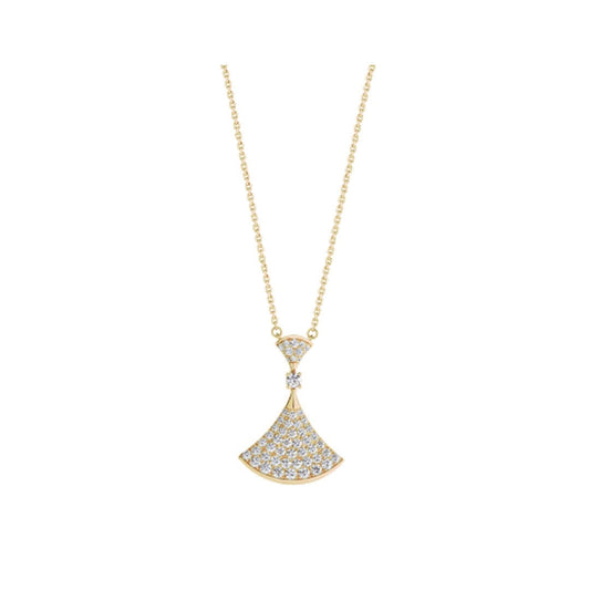 [⭐Spark]DREAM NECKLACE GOLD FULL DIAMOND
