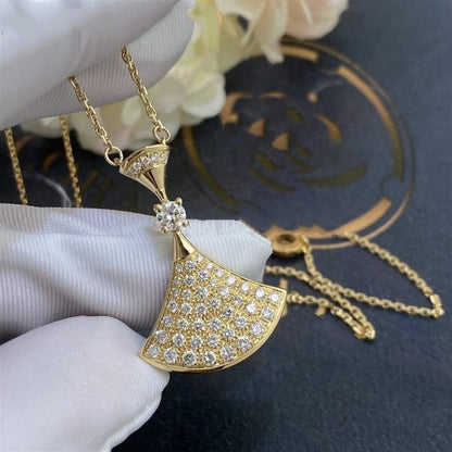 [⭐Spark]DREAM NECKLACE GOLD FULL DIAMOND