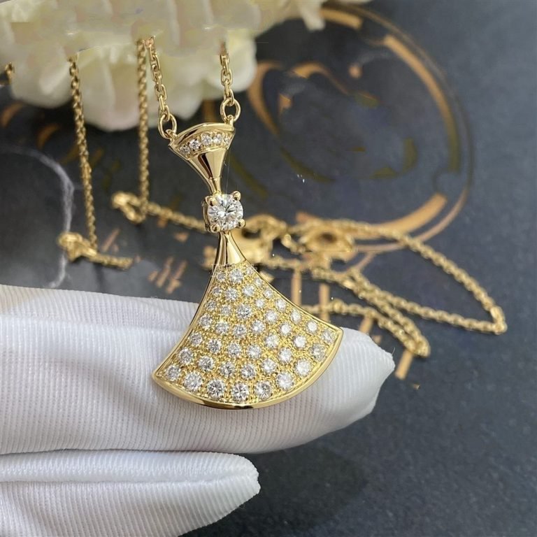 [⭐Spark]DREAM NECKLACE GOLD FULL DIAMOND