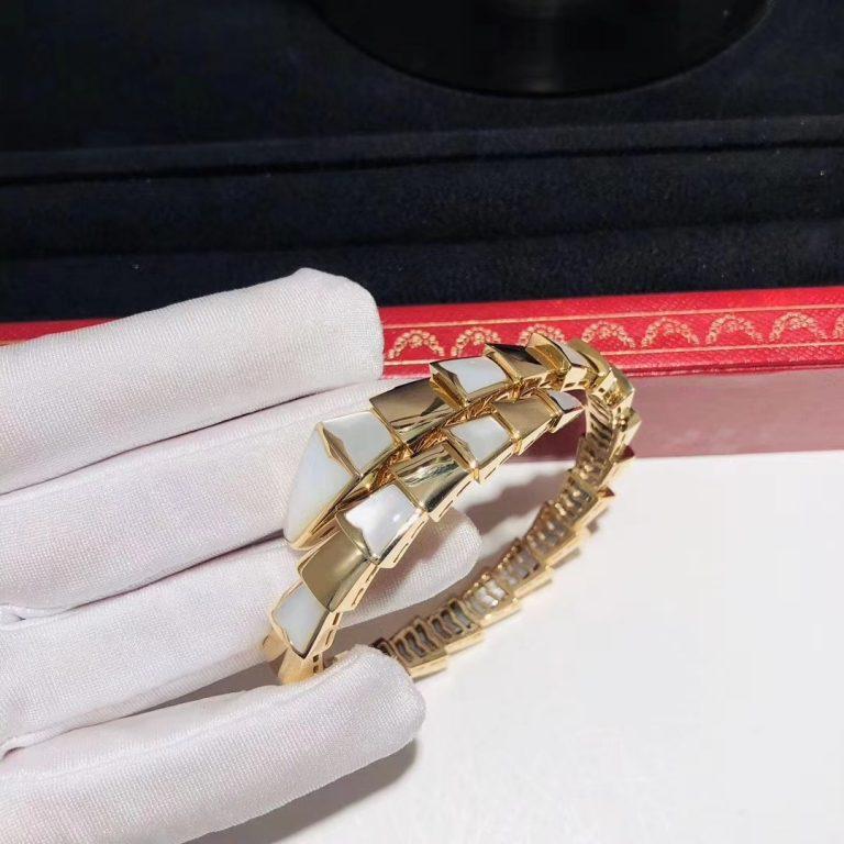 [⭐Spark]SERPENTI BRACELET MOP GOLD