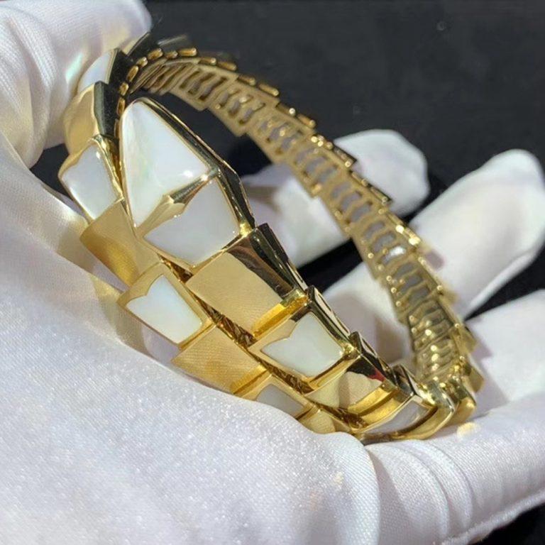 [⭐Spark]SERPENTI BRACELET MOP GOLD