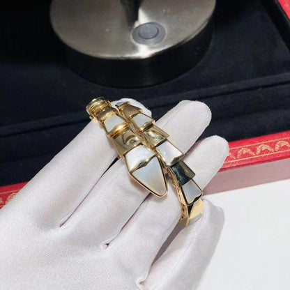 [⭐Spark]SERPENTI BRACELET MOP GOLD