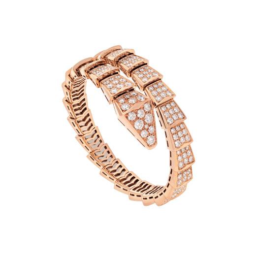 [⭐Spark]SERPENTI BRACELET 8MM PINK GOLD DIAMOND