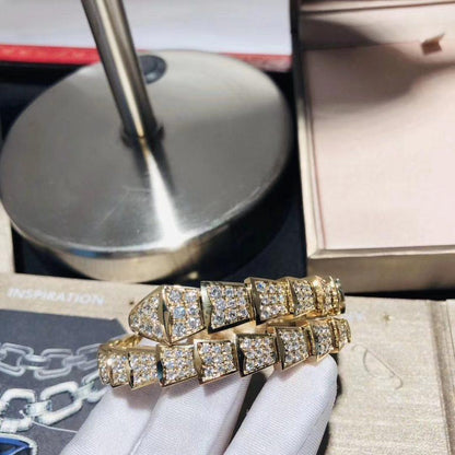 [⭐Spark]SERPENTI BRACELET 8MM GOLD DIAMOND
