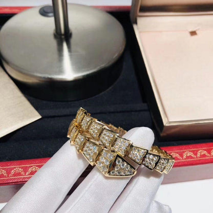 [⭐Spark]SERPENTI BRACELET 8MM GOLD DIAMOND