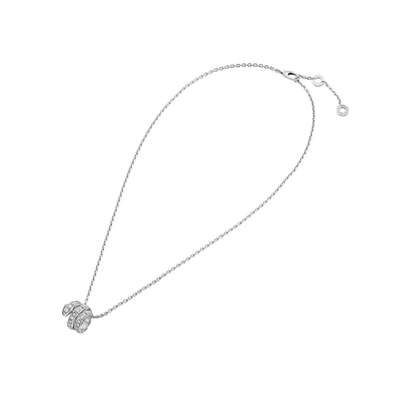 [⭐Spark]SERPENTI  NECKLACE DOUBLE RING DIAMOND