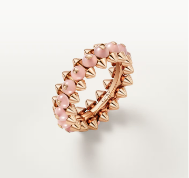 [⭐Spark]CLASH ELEGANT ROSE GOLD RING FEATURING NATURAL AGATE
