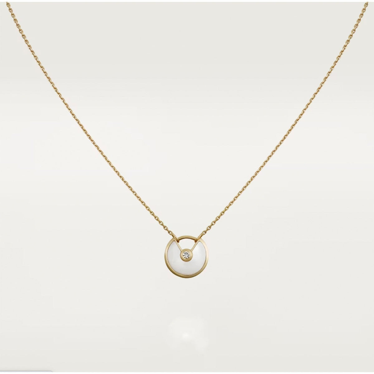 [⭐Spark]AMULETTE ROSE GOLD MOP NECKLACE