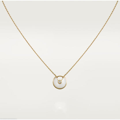 [⭐Spark]AMULETTE ROSE GOLD MOP NECKLACE