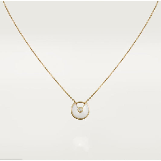 [⭐Spark]AMULETTE ROSE GOLD MOP NECKLACE