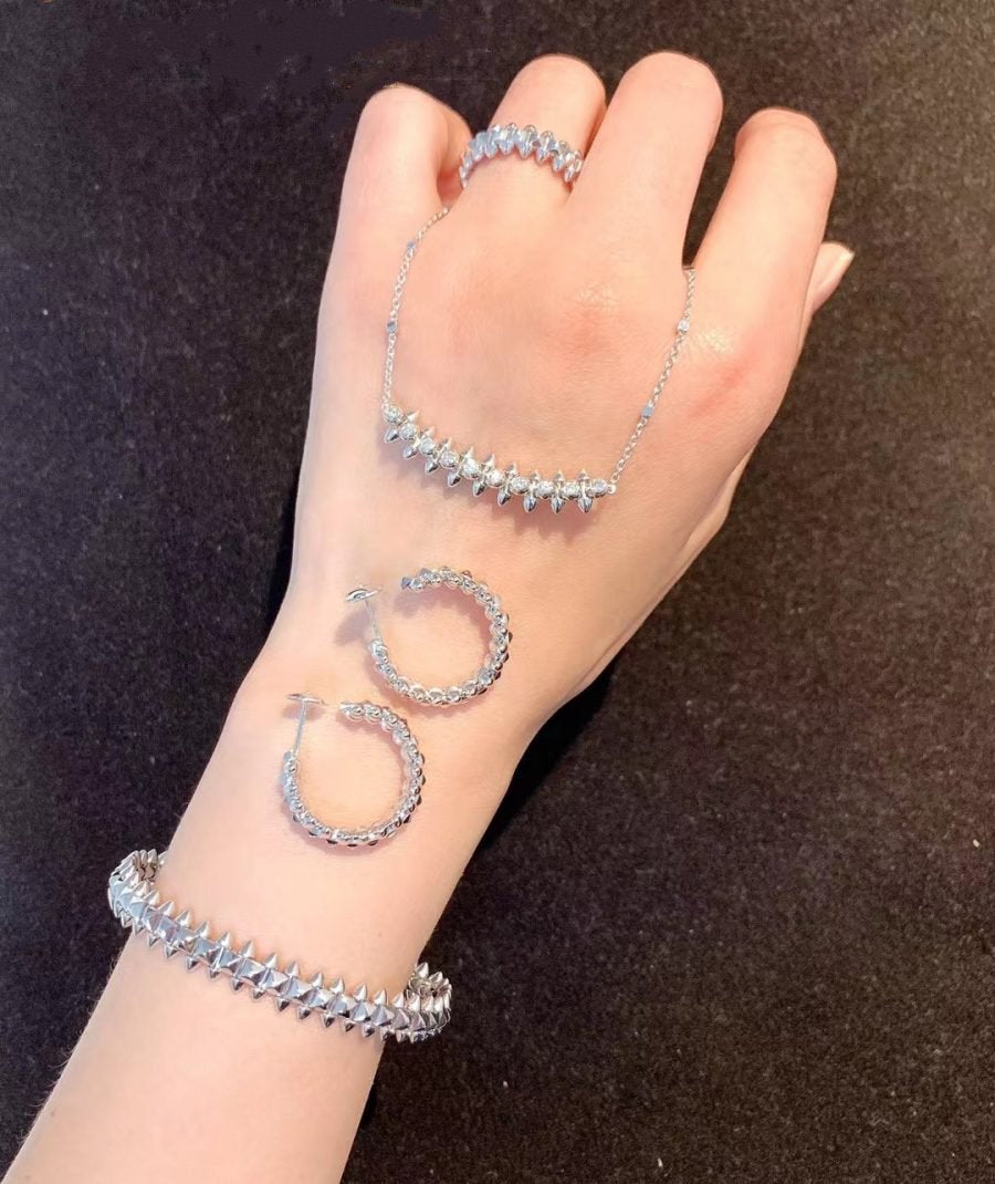 [⭐Spark]CLASH SILVER BRACELET