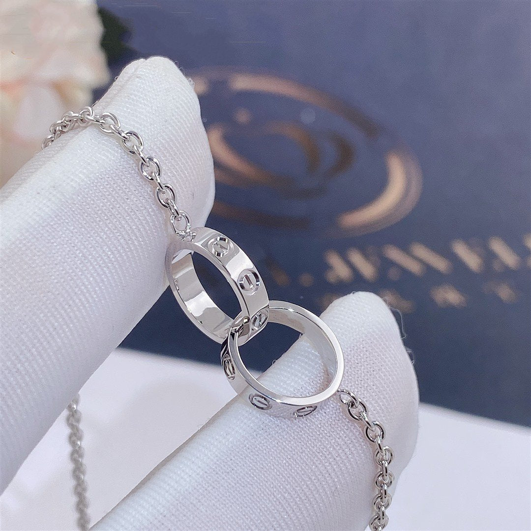 [⭐Spark]LOVE BRACELET DOUBLE RING