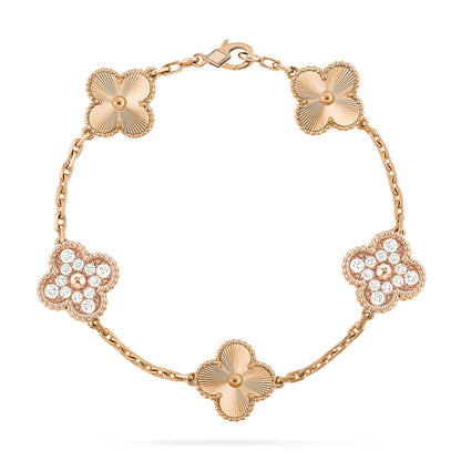 [⭐Spark] CLOVER 5 MOTIF LASER BRACELET COLLECTION