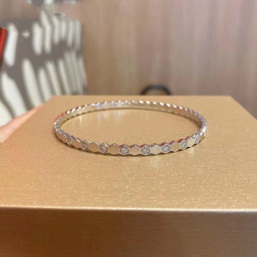 [⭐Spark]BEE LOVE SILVER DIAMOND BRACELET