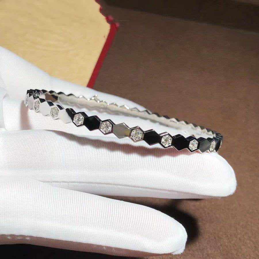[⭐Spark]BEE LOVE SILVER DIAMOND BRACELET