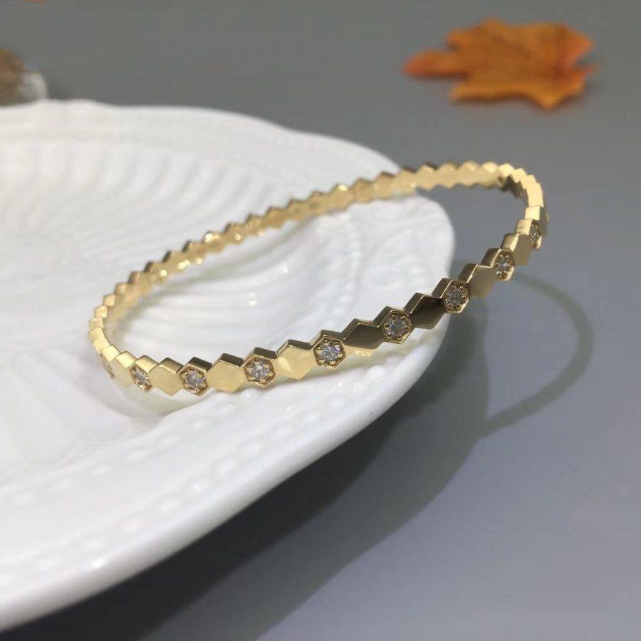 [⭐Spark]BEE LOVE GOLD DIAMOND BRACELET