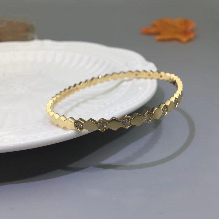 [⭐Spark]BEE LOVE GOLD DIAMOND BRACELET