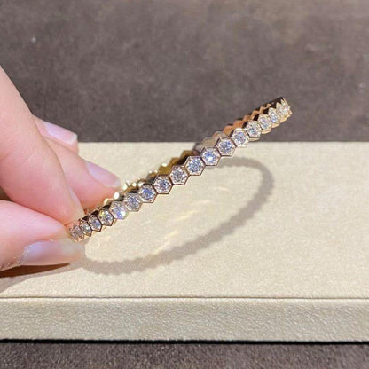 [⭐Spark]BEE LOVE GOLD BRACELET FULL DIAMOND