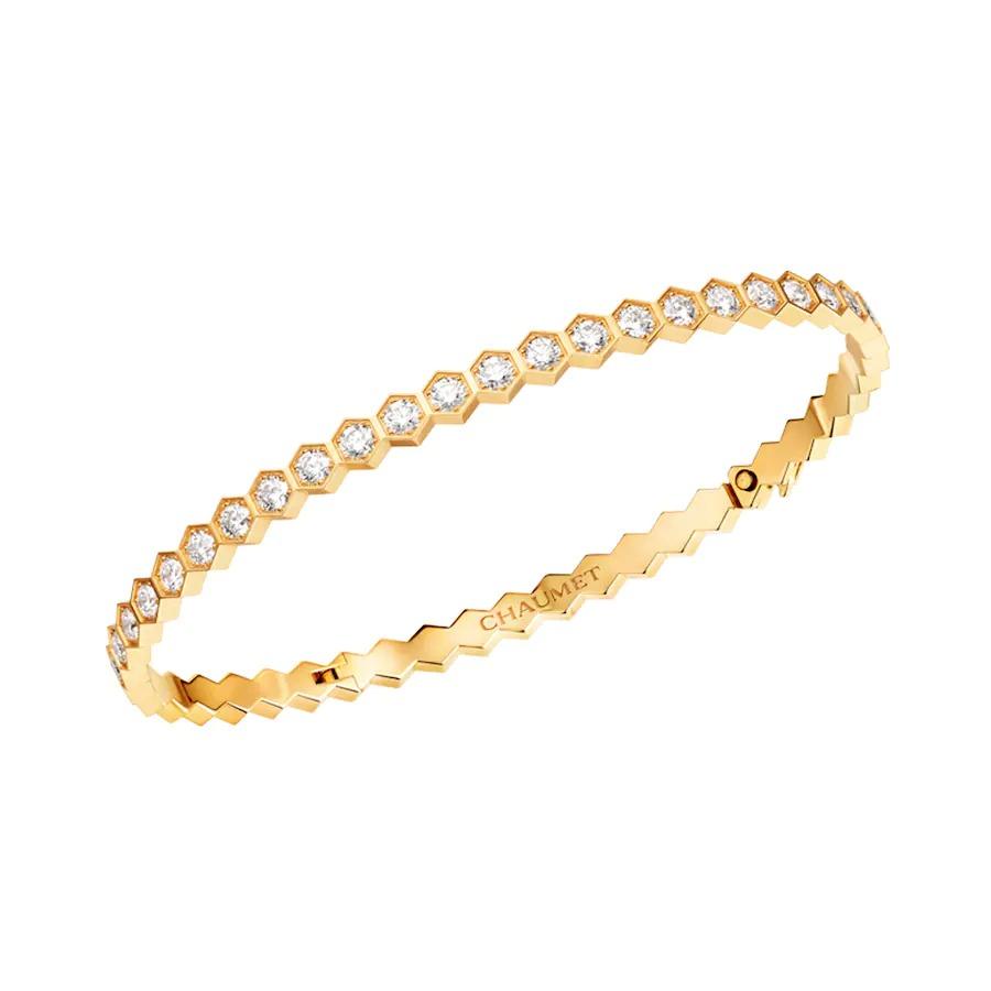 [⭐Spark]BEE LOVE GOLD BRACELET FULL DIAMOND