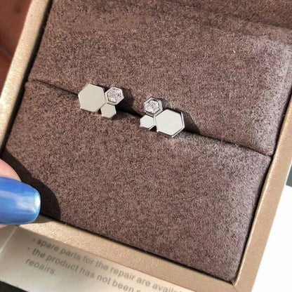 [⭐Spark]BEE LOVE SILVER DIAMOND EARRINGS