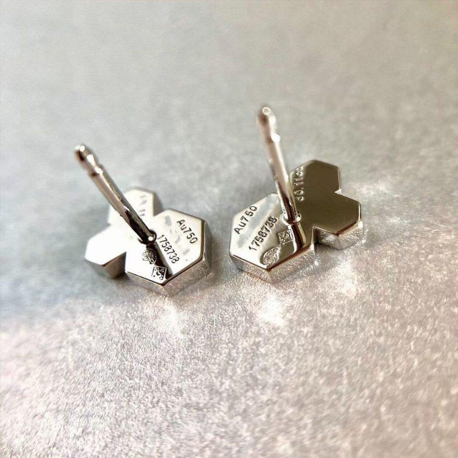[⭐Spark]BEE LOVE SILVER DIAMOND EARRINGS