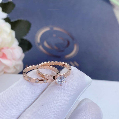 [⭐Spark]BEE LOVE RING PINK GOLD 1 DIAMOND