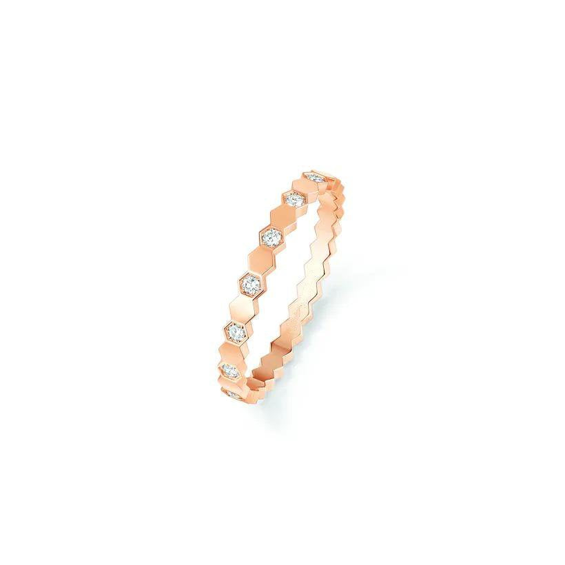 [⭐Spark]BEE LOVE RING PINK GOLD DIAMOND
